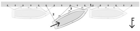 PER · Atraque con viento perpendicular del muelle mar o viento de dentro - Escola Port Barcelona